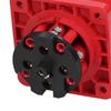 Industrial Socket Plug Connector Set IP67 Waterproof 3 Phase Power 4Pin 63A 3P+E 380415V