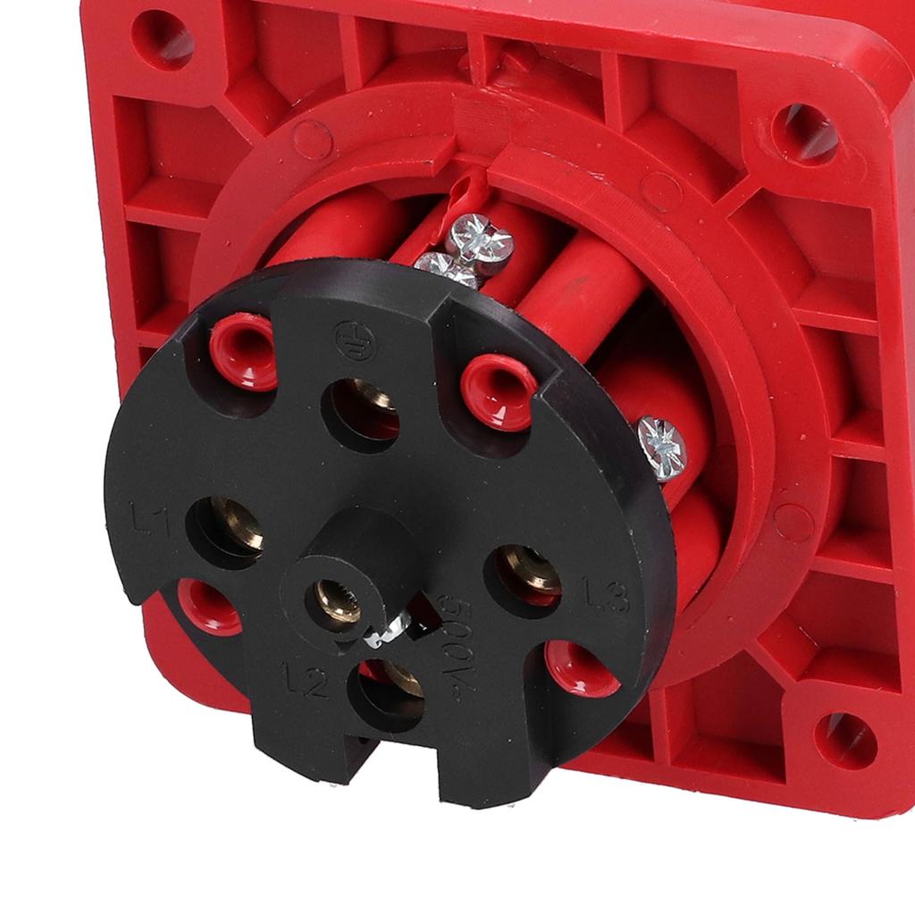 Industrial Socket Plug Connector Set IP67 Waterproof 3 Phase Power 4Pin 63A 3P+E 380415V