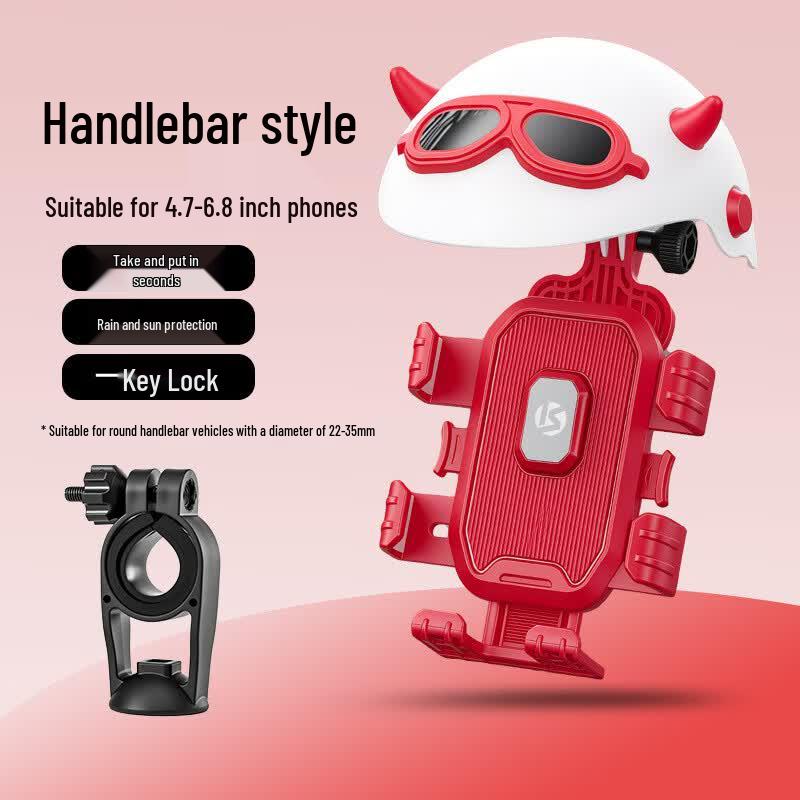 Shockproof Bike Phone Mount with Helmet Bundle