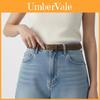 Classic Leather Womens Belt With Alloy Buckle For Casual And Office Wear