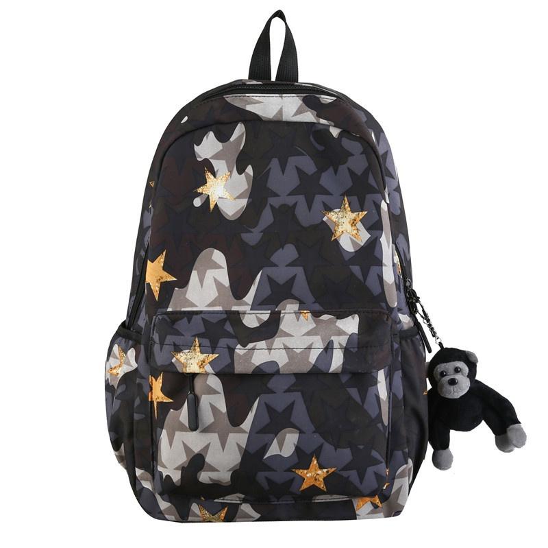 Fashionable Graffiti Print School Backpack For Girls And Boys 2023 New Design