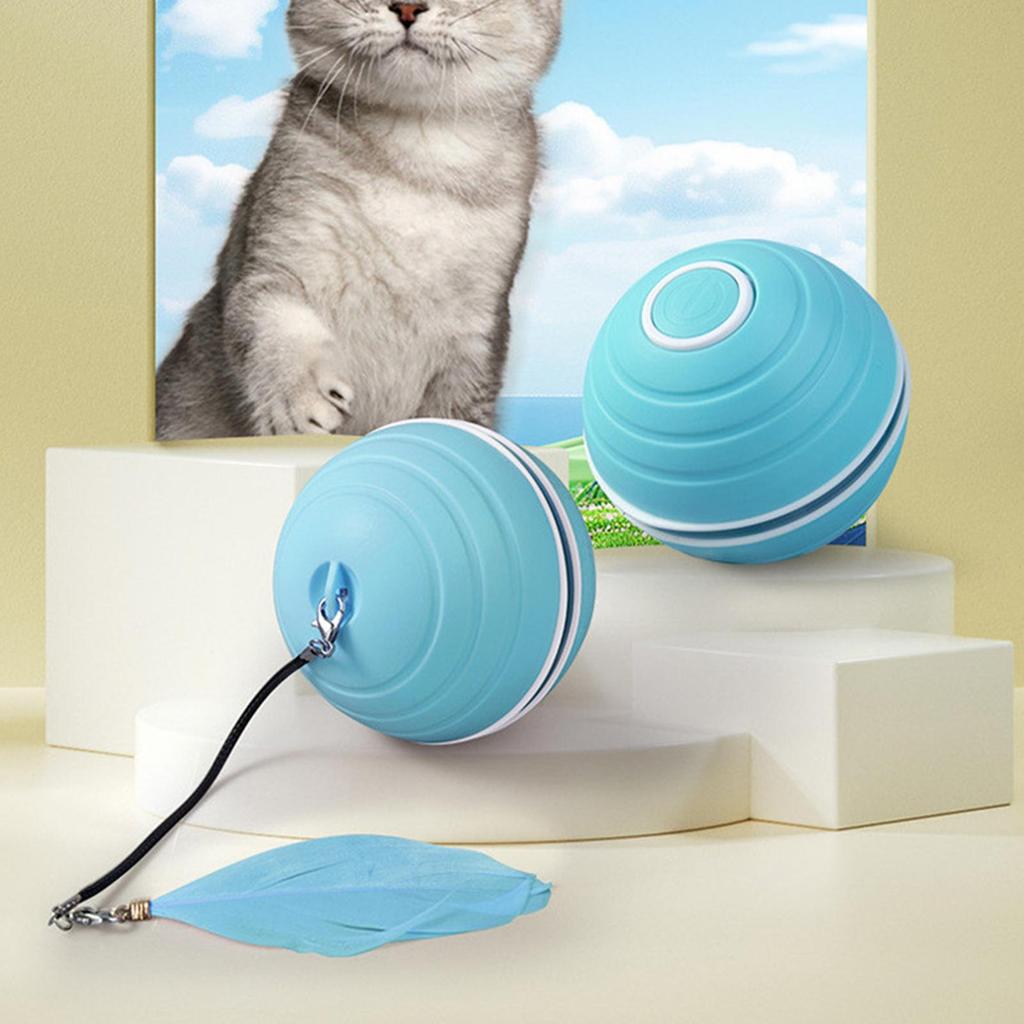 Cat Toy Ball Automatic Smart Rolling Pet Supplies Rolling Cat Balls For Indoor Enrichment Party Festival Puppy Birthday New
