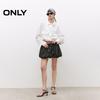 ONLY Women's Lapel Collar Loose Utility Cropped Jacket