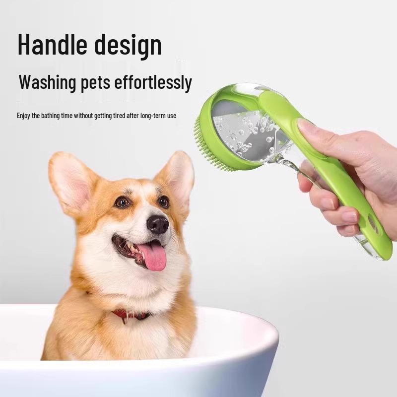 Pet Bathing Silicone Brush for Dogs & Cats - Complete Massage Tool