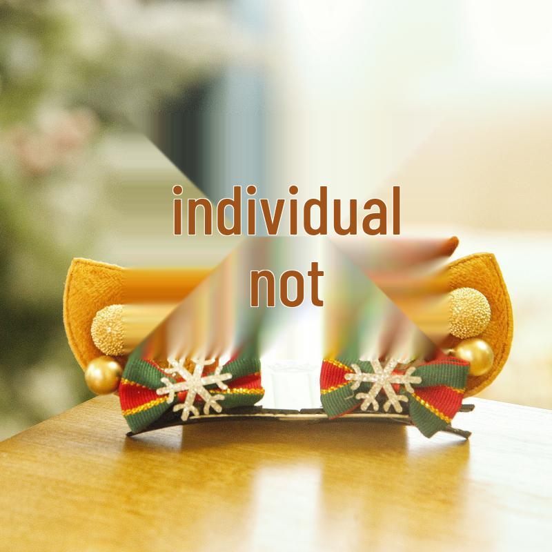 2025 Urocze Spinki do Włosów z Rogami Renifera - Świąteczne Nakrycie Głowy i Dodatek Biżuteryjny