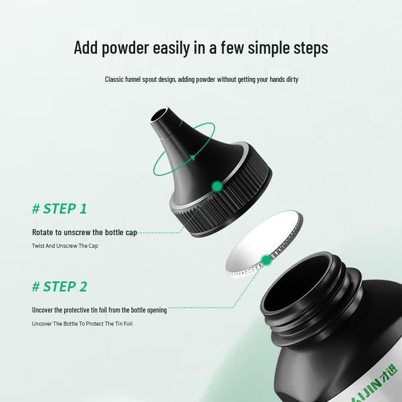 Caijin Compatible Black Toner Powder for Brother TN-2448 Series Printers