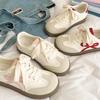 Sweet little white shoes women's spring and summer new versatile niche design lightweight student board shoes