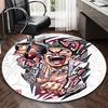1pc My Hero Academia Midoriya Izuku Deku Anime Round Carpet Chair Mat - Office, Anti-Slip Rug for Home Decor, Living Room, Bedroom, Game Room