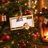 Hanging Ornament for Cash Gifts Wooden Christmas Money Holders Cash, Holiday Gift Creative Holder Ornaments Xmas Tree, Home Party Supplies