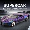 1:32 BGT Voice of the Night Exquisite Alloy Simulation Super Sports Car Toy Ornament Collectible Desktop Decoration collectible