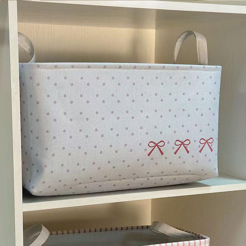 Thick Canvas Storage Box for Clothes and Pants - Dormitory and Home Use
