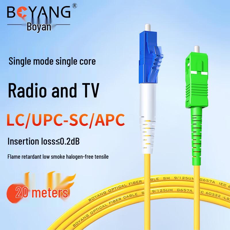 BOYANG Single Mode Fiber Optic Patch Cord