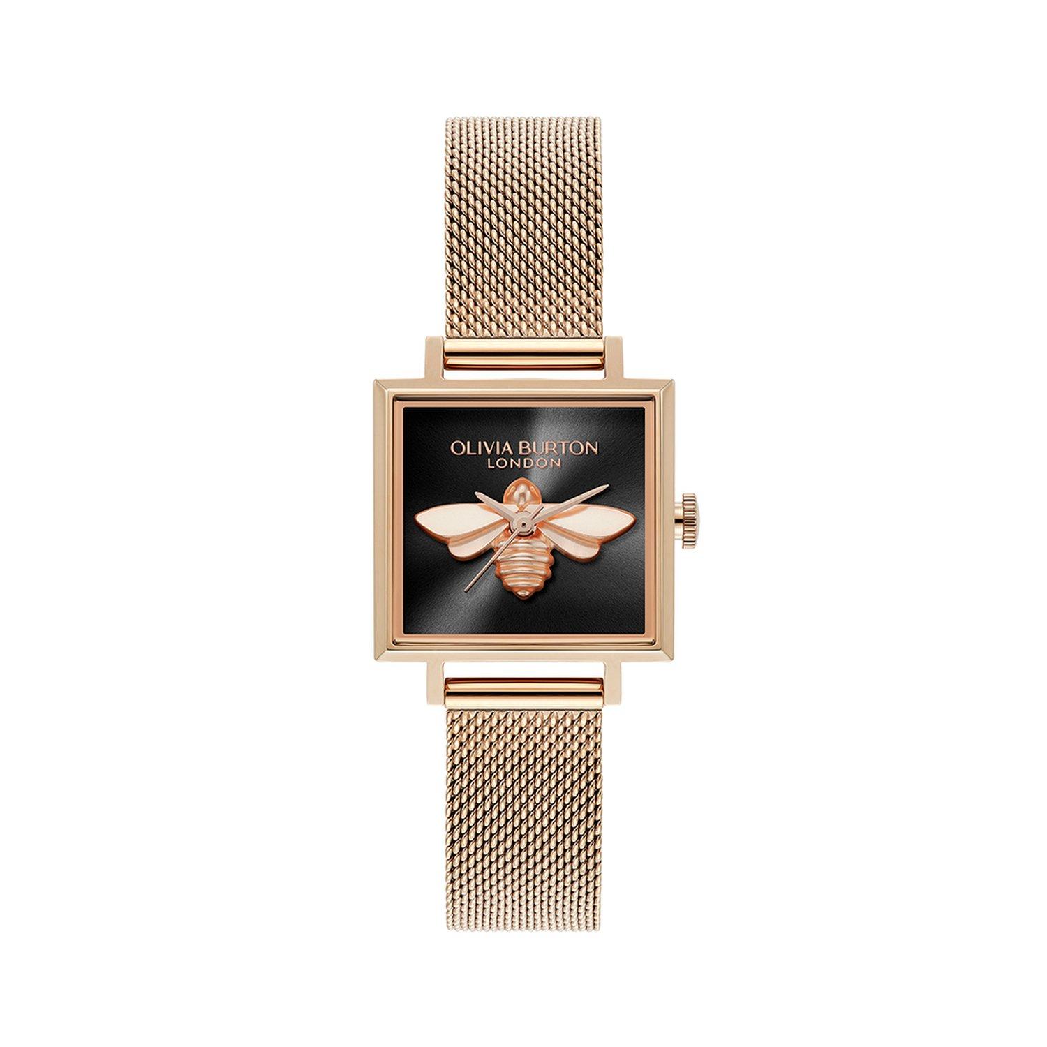 [Olivia Burton] SQUARE LUCKY BEE (24000216) Women s Watch