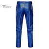 Männer Nachtclub Hosen Bronzing Metallic Pailletten Gerade Bein Slim Fit Hip Hop Stil Knöchel Länge Hippie Hose Party Kostüm
