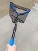 Aluminum Alloy Telescopic Folding Fish Net with Triangular Bag for Portable Wild Fishing