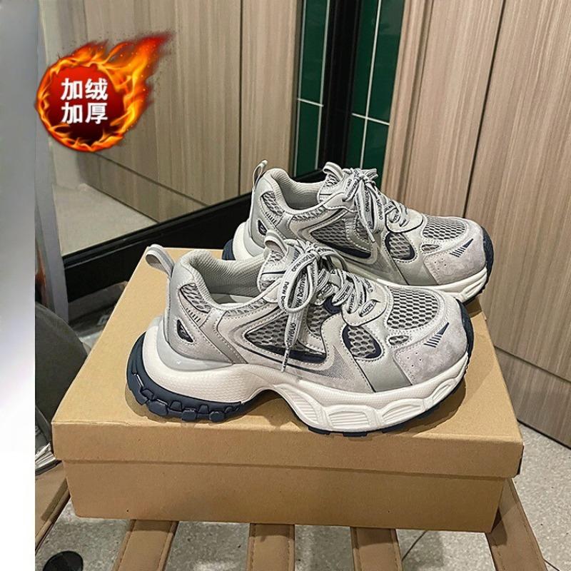 Fashion platform dad shoes women's autumn new mesh breathable niche casual non-slip running sneakers tide