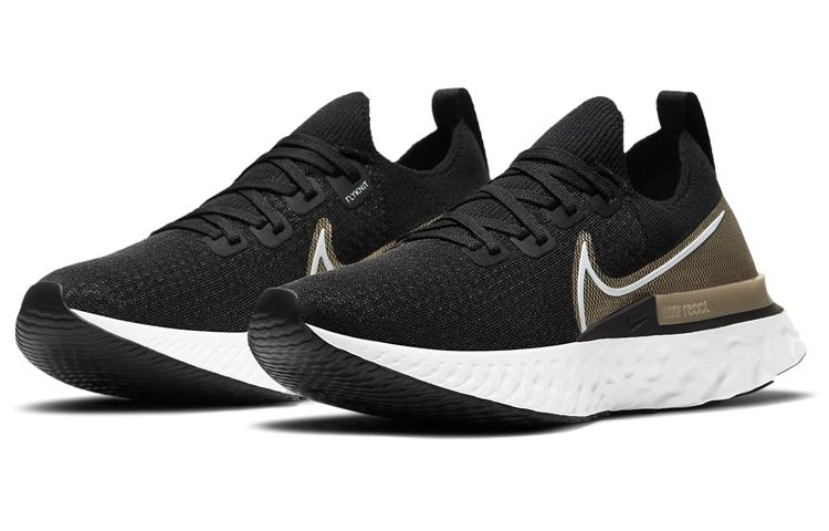 Nike React Infinity Run Flyknit Metallic Gold Silk Women's CZ2861-001