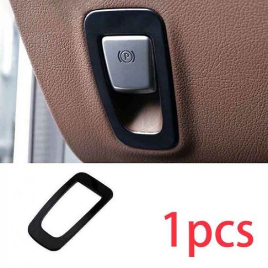 Black Steel For Benz E-Class W213 Electronic Handbrake Panel 2016- 1PCS Trim