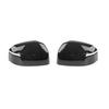 For Hyundai Santa Fe 2018 -   2024 ABS Carbon Fiber Black Rearview Mirror Cover Trims Sticker Car Styling Accessories