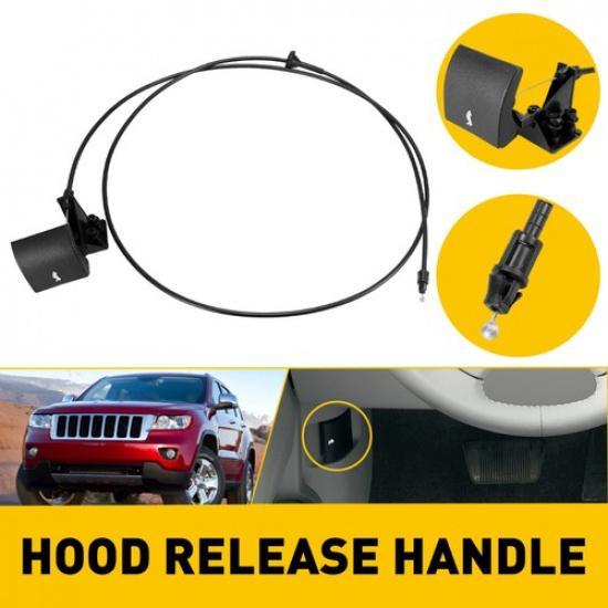 

fit 05-10 Grand Cherokee 06-10 Commander Jeep Hood Handle Latch w/ Release Cable