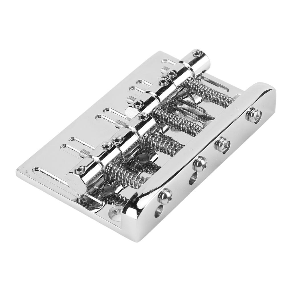 4 String Bass Bridge Assembly Lateral Adjustment Support Greater String Spacing Bass Bridge Saddle Replacement