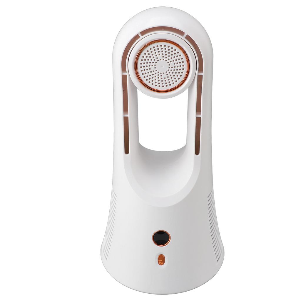 Tischventilator ohne Rotorblätter 6 Geschwindigkeiten Kleiner Tischventilator mit Leistungsanzeige Aroma-Tablette für Zuhause Schlafzimmer