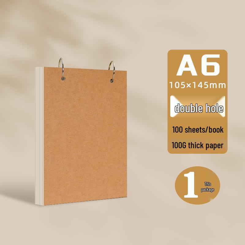 Настенный кольцевой скоросшиватель формата A6, блокнот для рисования и записи игровых событий формата A5