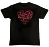 New KITTIE BAND Heart Graphic Print Unisex Mens T-Shirt