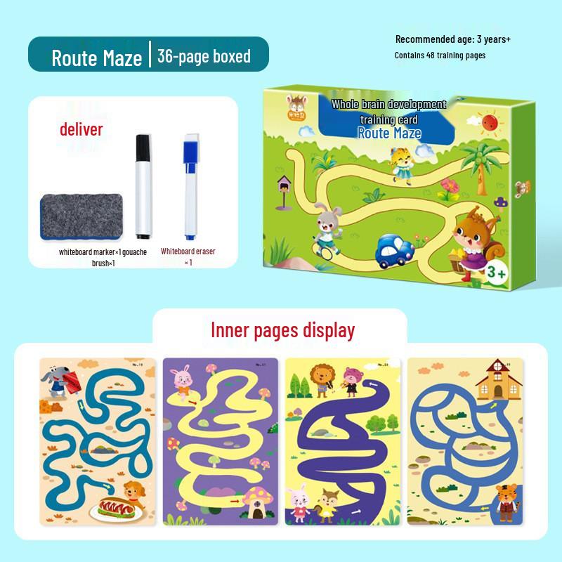 Jouets d'Éducation Précoce Montessori pour les Âges 0-3: Labyrinthe de perles, Enfilage de perles, Blocs à empiler, Pegboard, Ver à tordre, et Piano musical éducatif