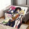 anime cute girl Momo Velia d-Deviluke to love ru soft warm plush blanket dormitory sofa living room hogar bedroom gift nap home