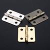 10sets Hinges W/screw Fillet Silver/Antique bronze/Gold 4 Holes 18*16mm Decor Cabinet Wooden Box Jewelry Wine Gift Case Vintage