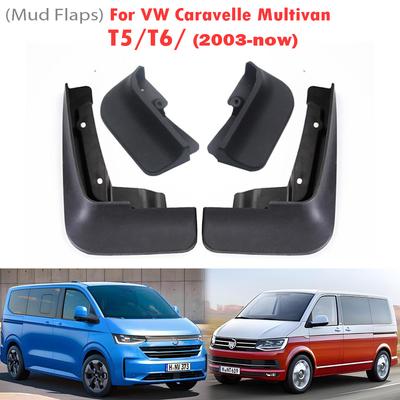 Mud Flaps for VW Multivan T5 Mudflap Splash Guard Fenders Multivan Mudguards Fender Car Accessories Front Rear 4 Pcs 2004-2015