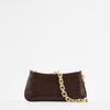 Standard crocodile pattern square armpit bag for women PU leather bag high capacity shoulder messenger bag