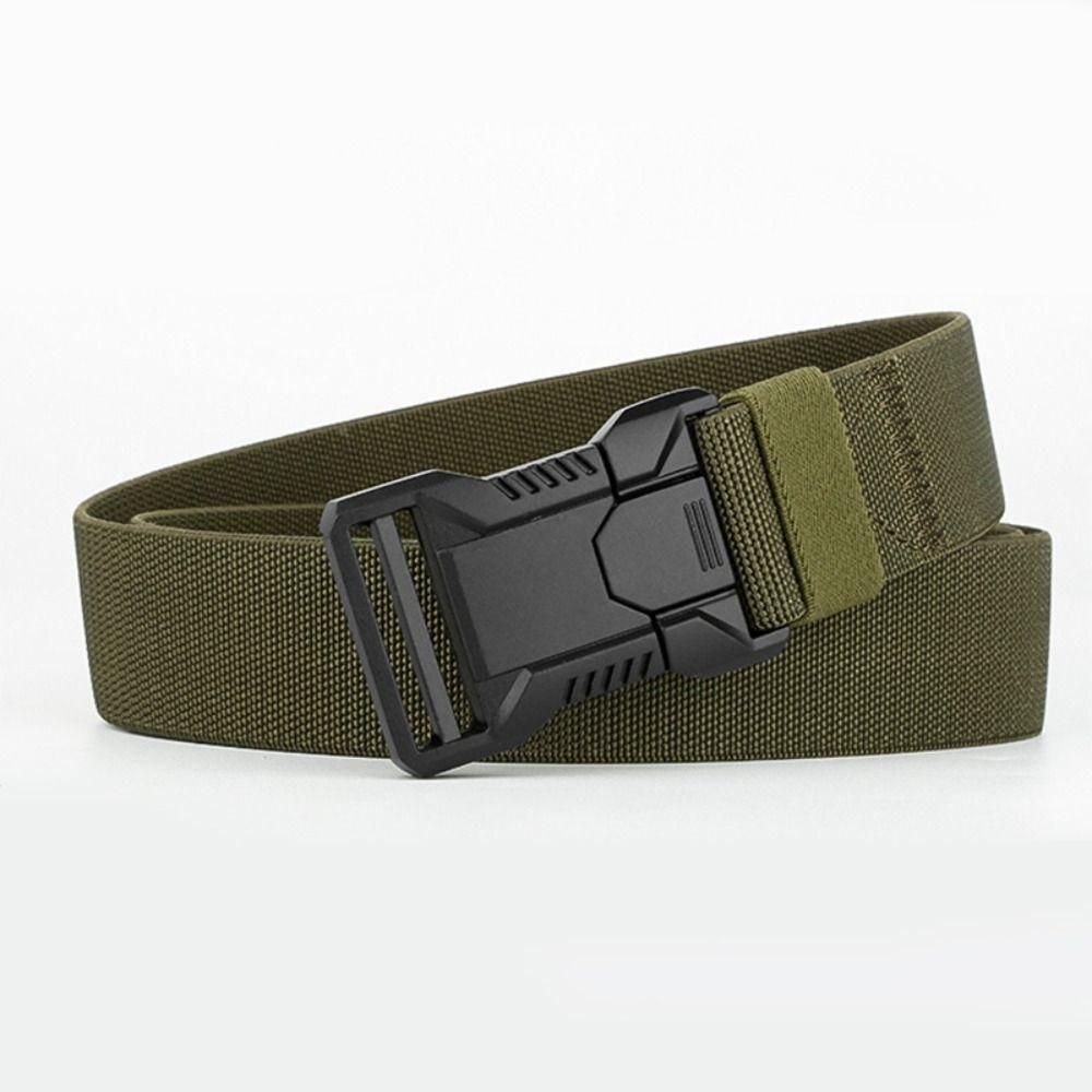 Zinc Zinc Alloy Buckle Canvas Belt Adjustable Jeans Waistband Casual Waist Belts  Belt Accessories