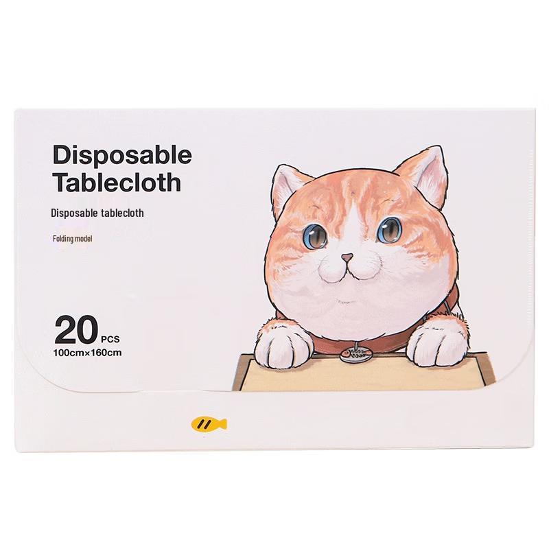 OIMG Disposable Plastic Tablecloth