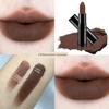 Lipstick Fashion Goth Classy Cow Blood Color Retro Matte Dark Red Cherry Burgundy Lipstick Waterproof Sweat-Proof