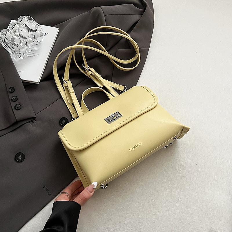 Premium Sense Niche Casual Handbag Women's New Fashion Shoulder Messenger Bag Multi-purpose Backpack