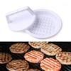 Plast Burgare Multifunktionell Köttpress Hamburgerpress Hamburger Köttfärslimpa Form Köksredskap Burgerpress