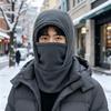 Solid Color Balaclava Cycling Cap Fleece Ski Windproof Cap Warm Hood Hat  Outdoor Sports
