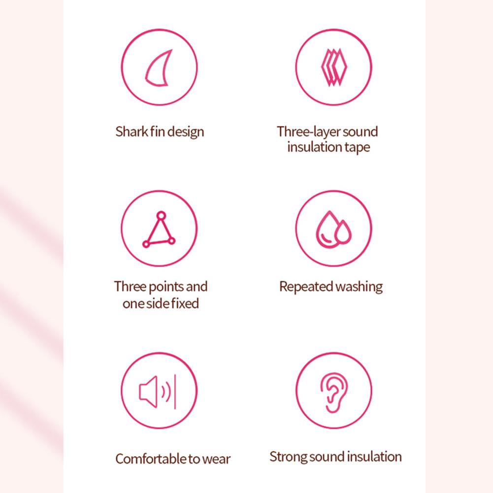 1 Pair Swimming Ear Plugs Reusable Water Sports Seaside Pool Accessories Ergonomics Sleeping Earplugs Noise Reduction