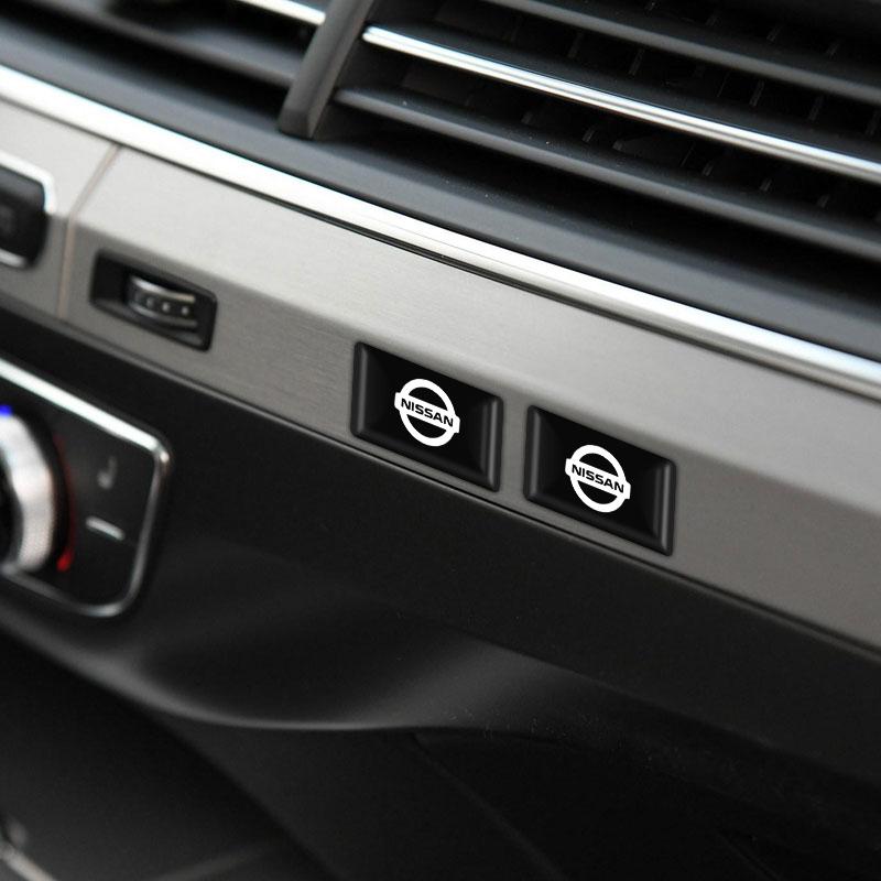 2/5/10Pcs Carbon Fiber Steering Wheel Car Logo Emblem 3D Stickers For NissanNismo  Qashqai X J10 Trail Tiida Juke Teana Pulsar Altima