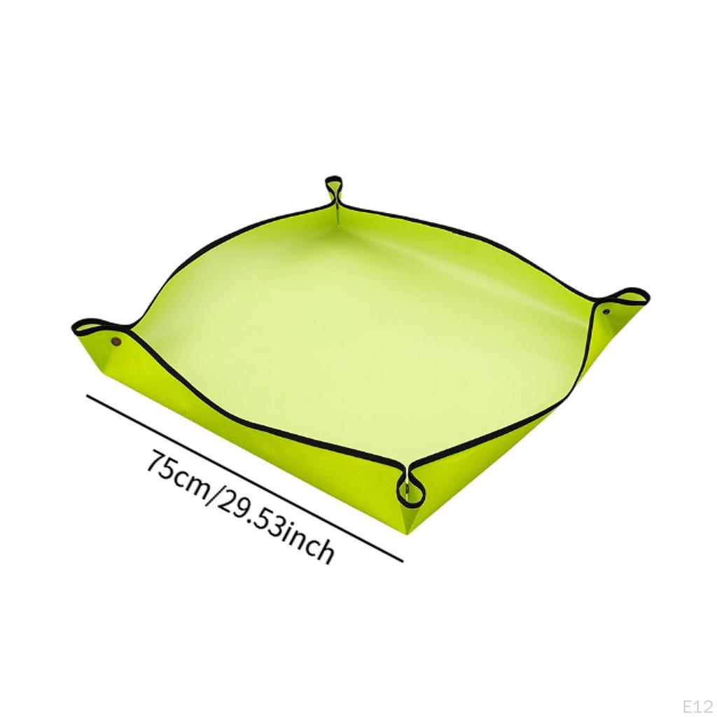 Umtopfmatte, faltbares Design mit Schmutzfang-Funktionen