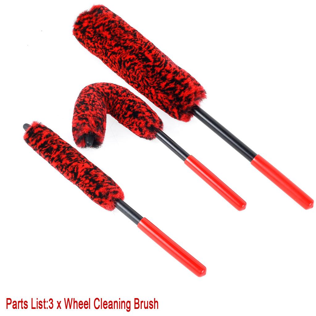 Car Wheel Cleaning Brush Non-scratching Car Wash Super Brush Portable Detailing Brush Car Maintenance Cleaning Tools