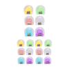 6/12Pcs Mini Transparent Binder Clips Colorful Book Holder Clip Long Tail Handbook Clips for Paper School Office Home