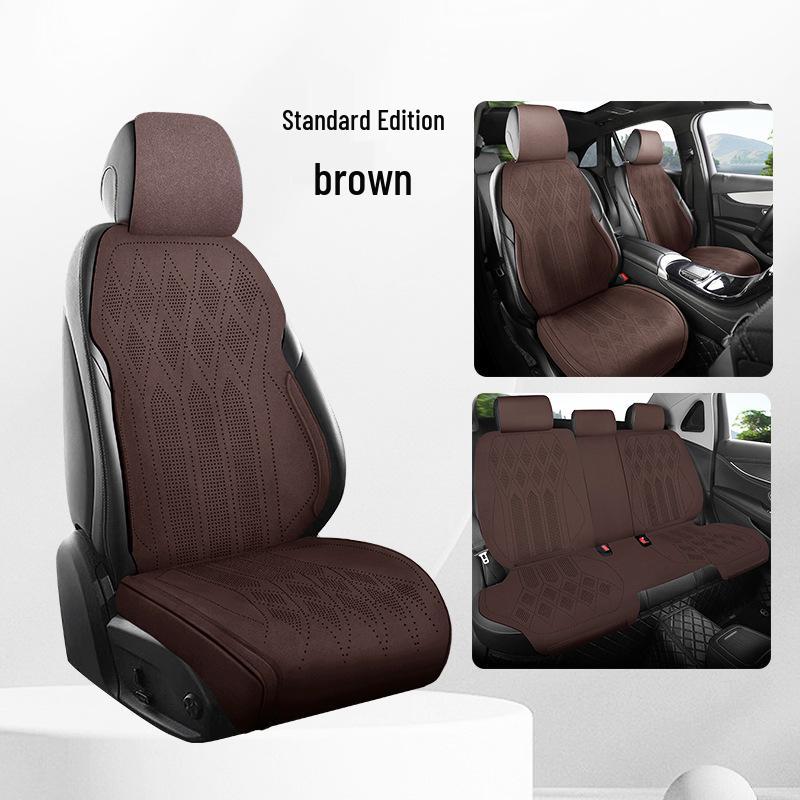 Geely Borui New Energy Four Seasons Ultra-thin Suede Saddle Car Seat Cushion Set Emgrand