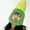 Playful Fruit and Vegetable Hat Thick Pullover Cap Mushroom Nutrition Month Hat  Photography Props