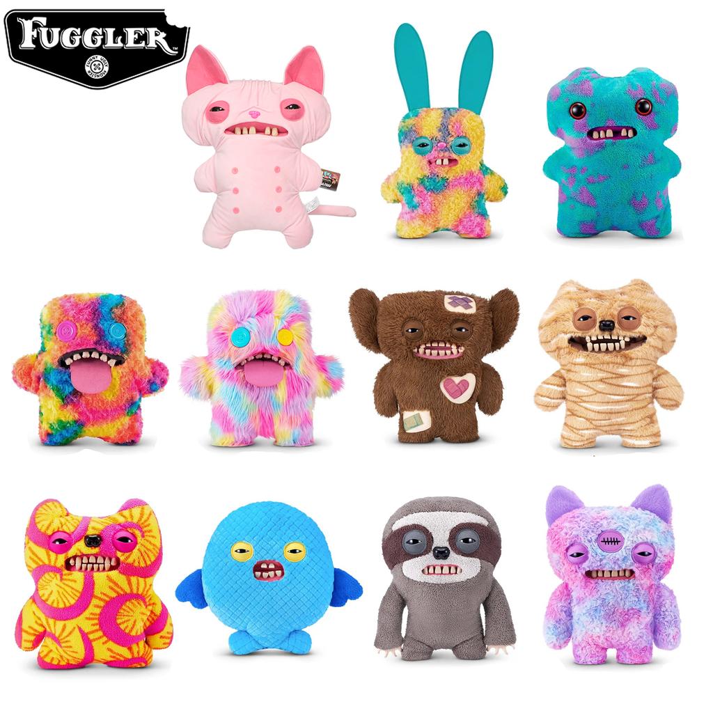 47cm Large Ugly Teeth Monster Plush Toy Funny Soft Stuffed Pillow Cute Doll Gift For Kids