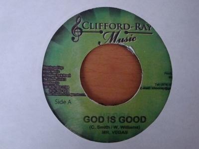 7inch Record MR. VEGAS - God Is Good NONE Clifford Ray Mu Jamaica Reggae, Ska & Dub Used