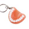 Teeth Shape Upper Jaw Simulation Tooth Key Chain Teeth Keyring Denture Key Chain Teeth Pendant
