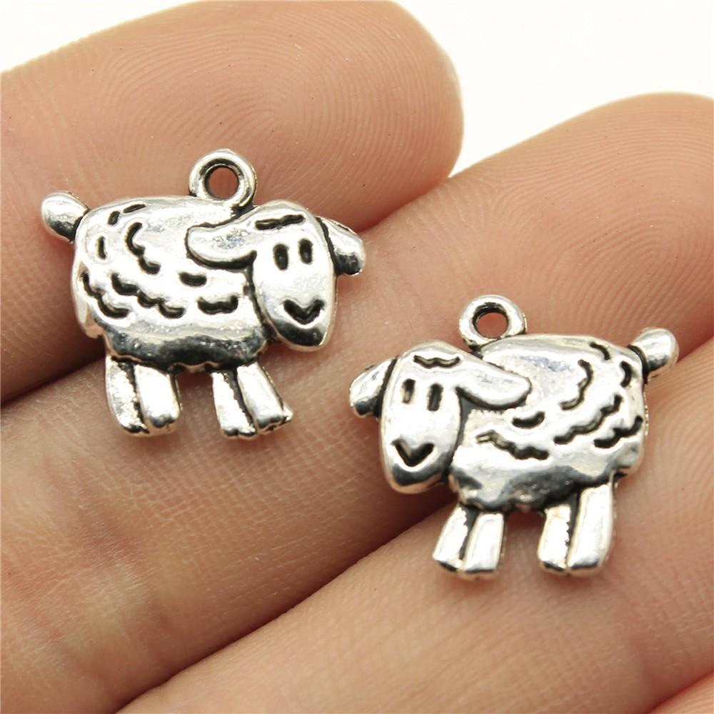 20pcs Australia Series Charms Koala Bear Kangaroo Alpaca Sheep Charms For Bracelet Making Keychain Making Necklace Making